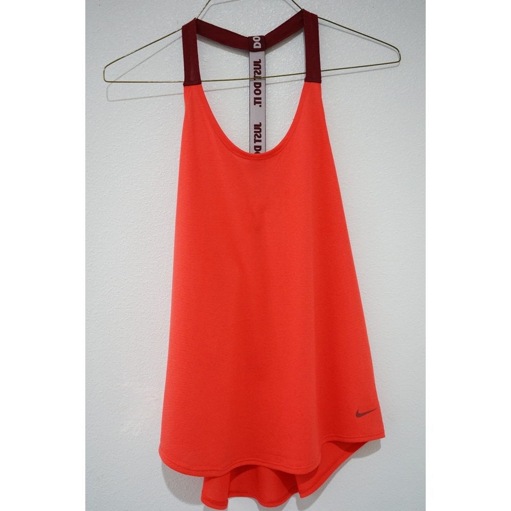Nike Elastika Training Tank Red Dri Fit size Large